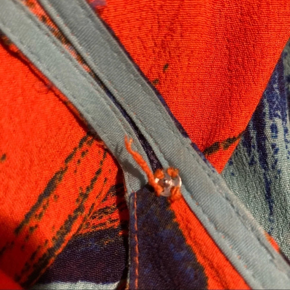 MAEVE Sz 0 High Low  Hemline Oversized Flowy Colourful Dress - Picture 7 of 12